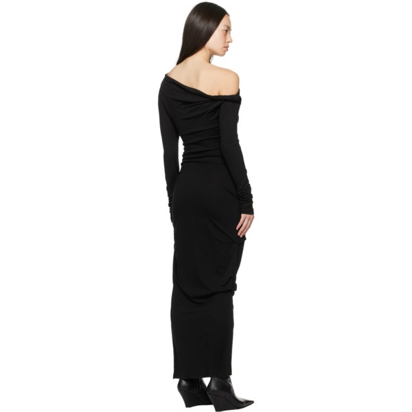  SSENSE Exclusive Black Elemental by Paris Georgia Manahou Midi Dress 242438F054001