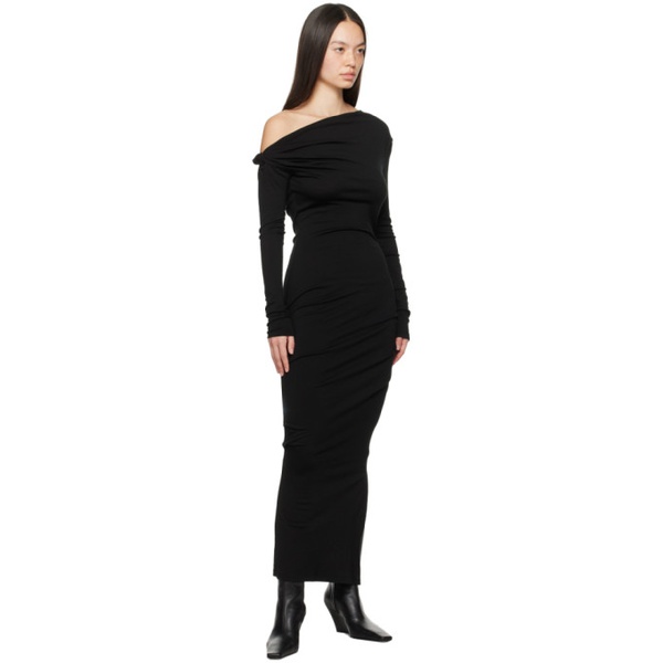  SSENSE Exclusive Black Elemental by Paris Georgia Manahou Midi Dress 242438F054001