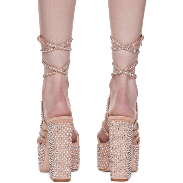  Paris Texas Pink Holly Evita Heeled Sandals 231616F125042