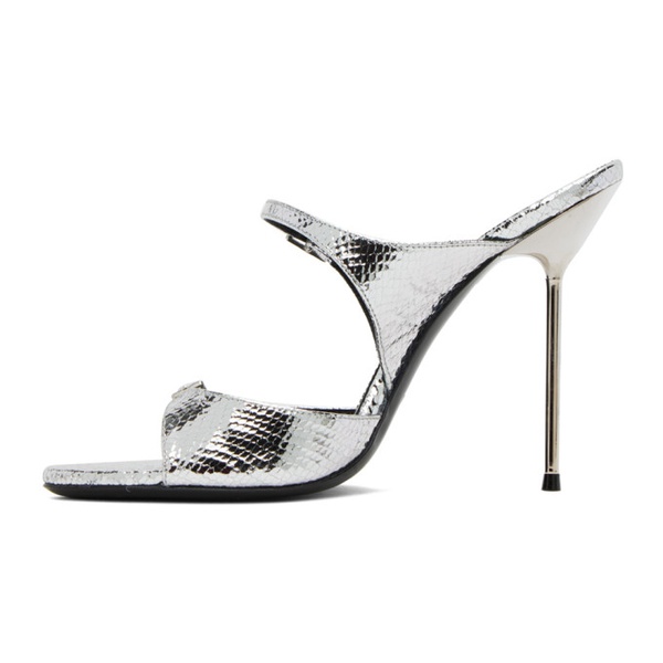  Paris Texas Silver Layla Heeled Sandals 232616F125008