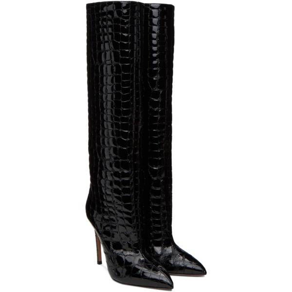  Paris Texas Black Stiletto 105 Tall Boots 241616F115010