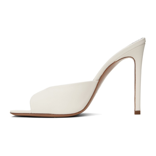  Paris Texas White Stiletto Heeled Sandals 241616F125017