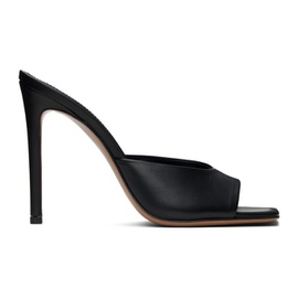 Paris Texas Black Stiletto Heeled Sandals 241616F125018
