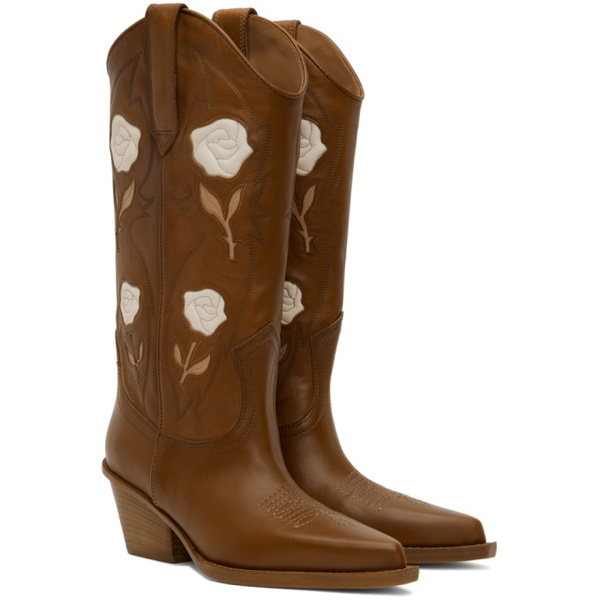  Paris Texas Brown Rosalia Boots 241616F115001