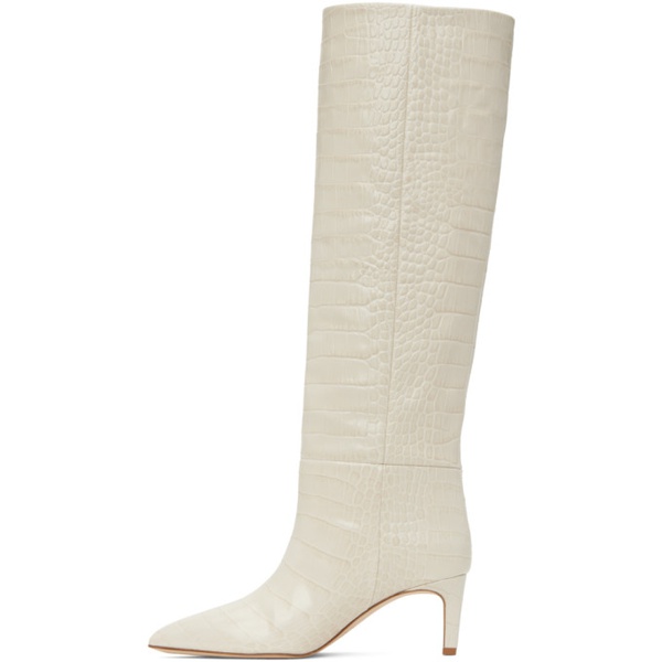  Paris Texas White Stiletto Boots 231616F115029