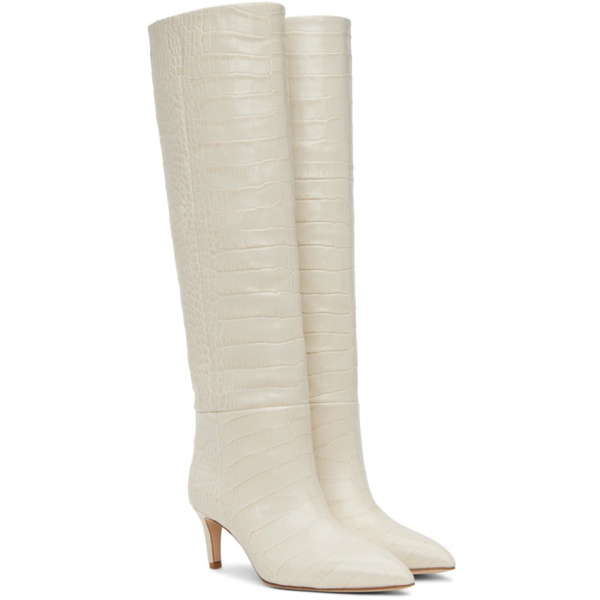  Paris Texas White Stiletto Boots 231616F115029