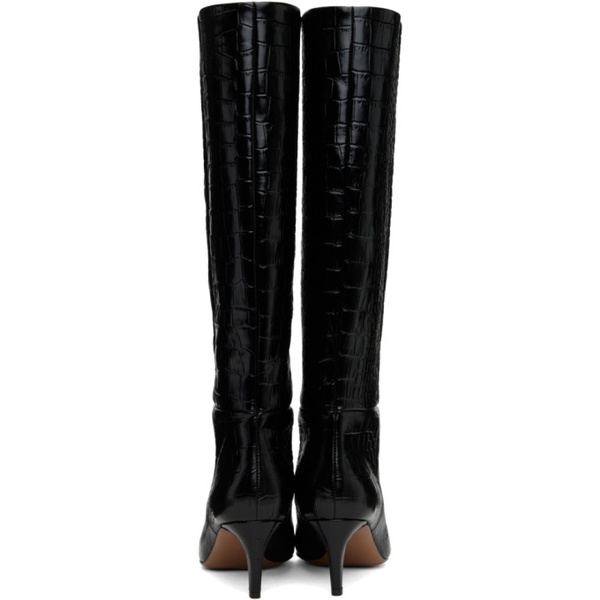  Paris Texas Black Stiletto 60 Tall Boots 241616F115016