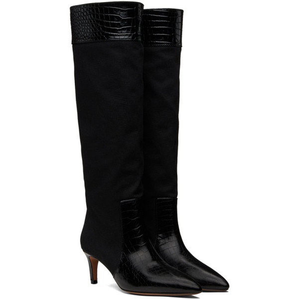  Paris Texas Black Stiletto 60 Tall Boots 241616F115022