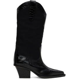 Paris Texas Black Rosario Boots 241616F114003