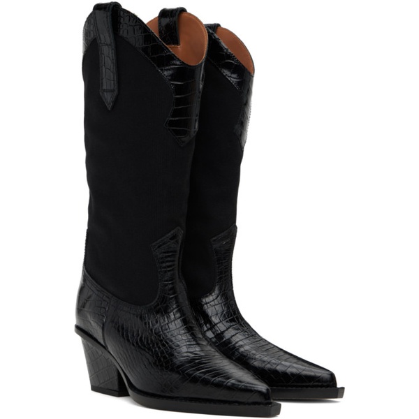  Paris Texas Black Rosario Boots 241616F114003