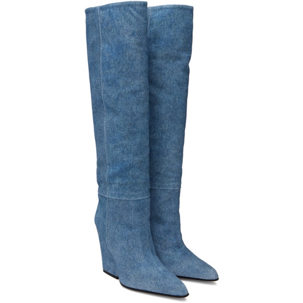  Paris Texas Blue Jane Boots 232616F114005