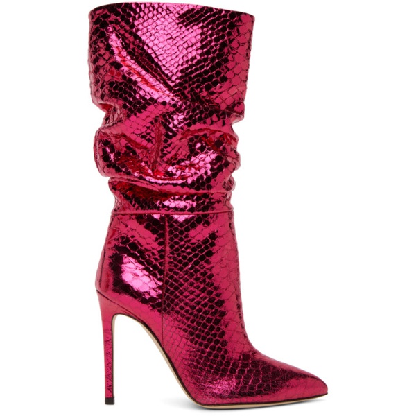  Paris Texas Pink Slouchy Boots 222616F114017