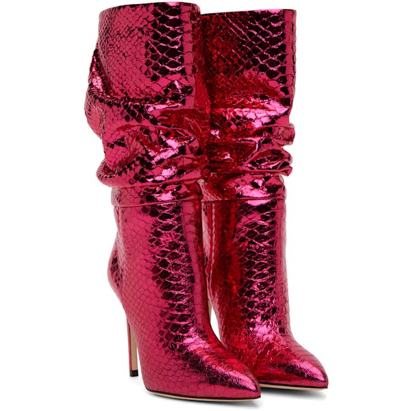  Paris Texas Pink Slouchy Boots 222616F114017