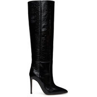 Paris Texas Black Croc Boots 231616F115015