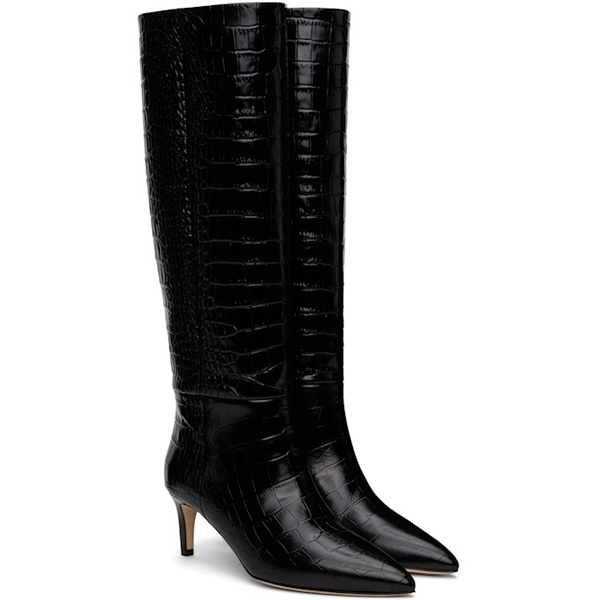  Paris Texas Black Stiletto 60 Tall Boots 242616F114004