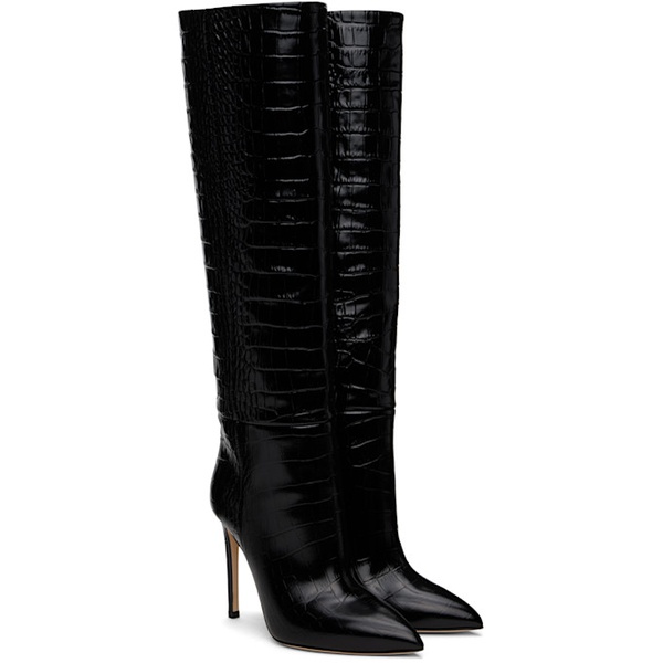  Paris Texas Black Stiletto Tall Boots 242616F115003