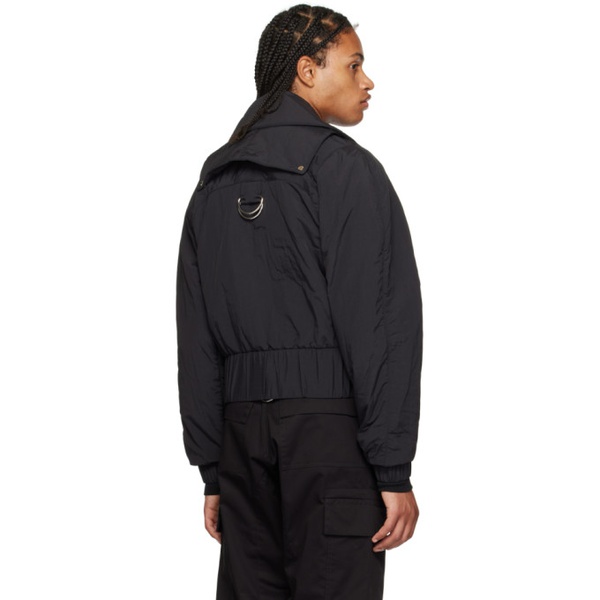  Parnell Mooney Black D-Ring Bomber Jacket 232555M175000