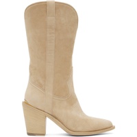 Partlow Beige Leigh Anne Boots 241229F114006