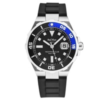 Paul Picot MEN'S Yachtmanclub Rubber Black Dial Watch P1251NB.SG.3614CM001