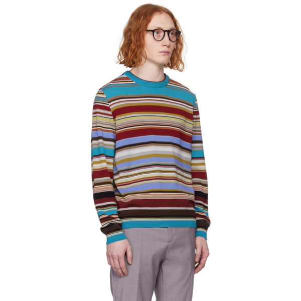  폴스미스 Paul Smith Multicolor Striped Sweater 241260M201003