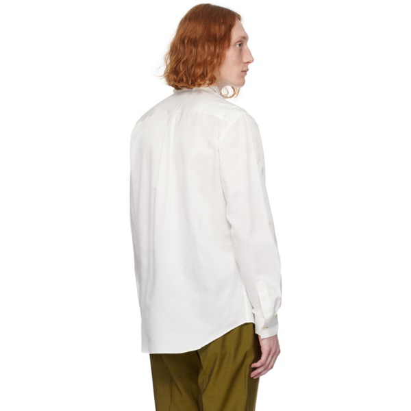  폴스미스 Paul Smith 오프화이트 Off-White Embroidered Shirt 241260M192003
