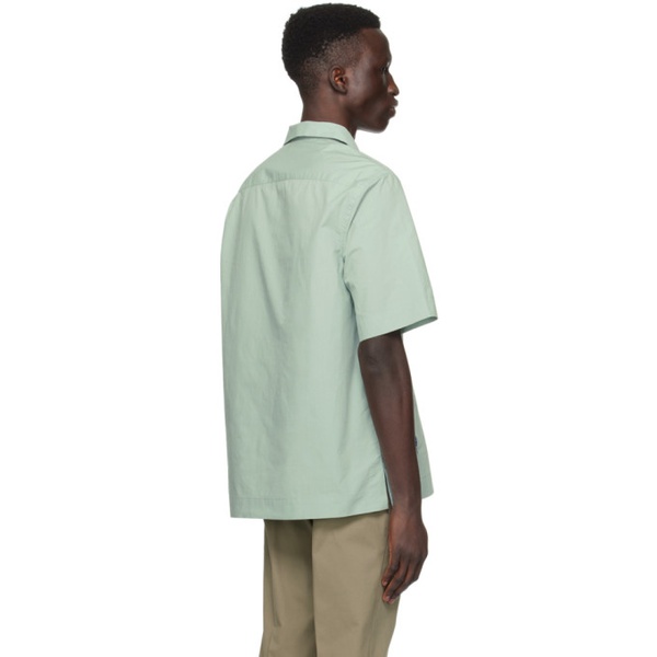  폴스미스 Paul Smith Green Embroidered Shirt 241260M192005