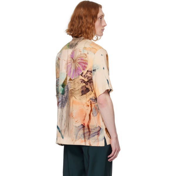  폴스미스 Paul Smith Tan Printed Shirt 241260M192012