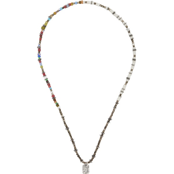  폴스미스 Paul Smith Multicolor Mixed Bead Necklace 241260M145004