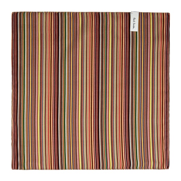  폴스미스 Paul Smith Multicolor Signature Stripe Pocket Square 241260M149001