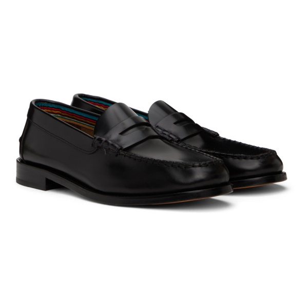  폴스미스 Paul Smith Black Lido Leather Loafers 241260M231003