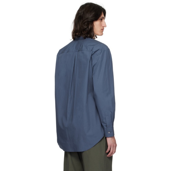  폴스미스 Paul Smith Navy Oversized Shirt 241260M192032