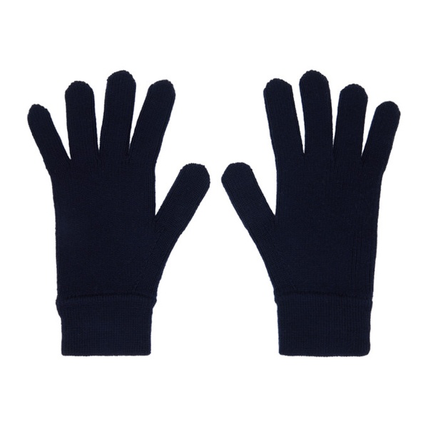  폴스미스 Paul Smith Navy Artist Stripe Gloves 232260M135002
