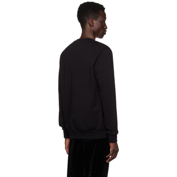  폴스미스 Paul Smith Black Embroidered Sweatshirt 231260M204005