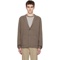 폴스미스 Paul Smith Taupe Notch Lapel Blazer 232260M180000