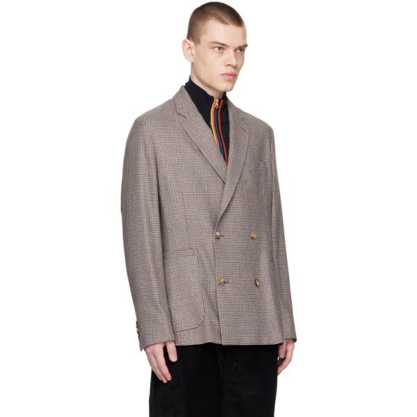  폴스미스 Paul Smith Gray Two-Button Blazer 231260M195001