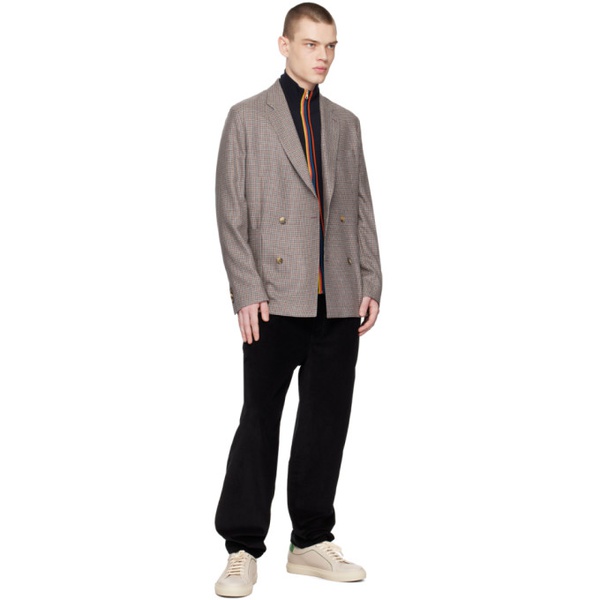  폴스미스 Paul Smith Gray Two-Button Blazer 231260M195001