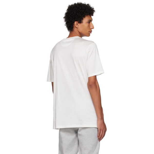  폴스미스 Paul Smith White Signature Stripe T-Shirt 232260M213014