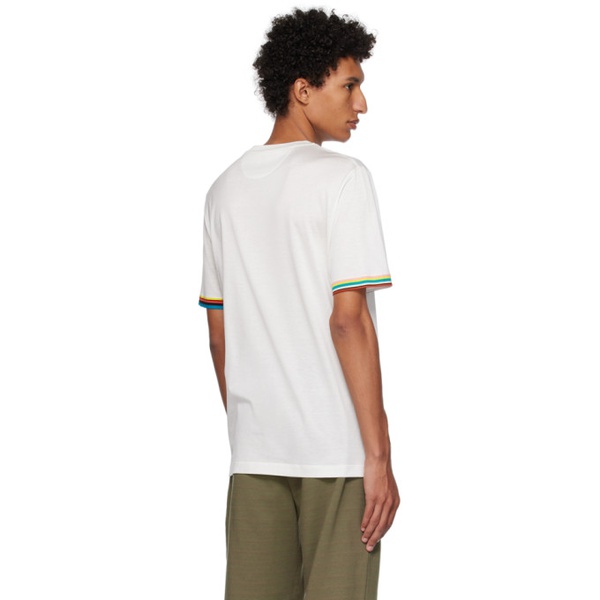  폴스미스 Paul Smith White Stripe T-Shirt 232260M213021