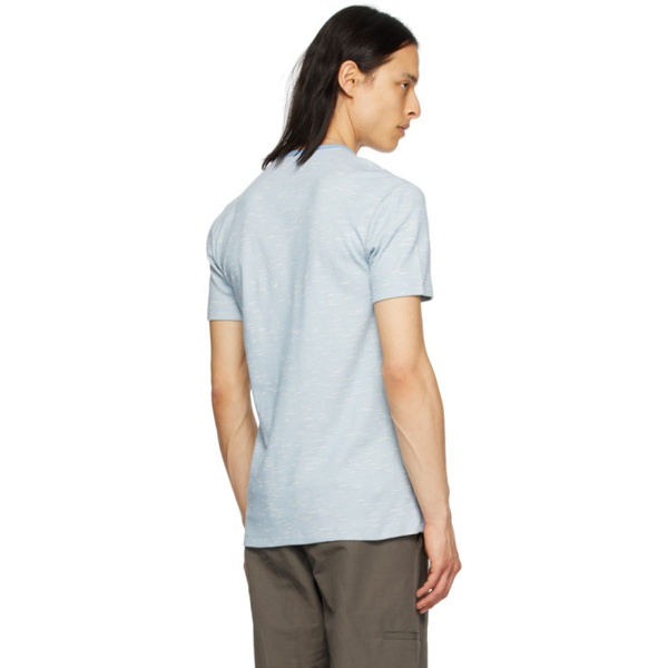  폴스미스 Paul Smith Blue Embroidered T-Shirt 231260M213022