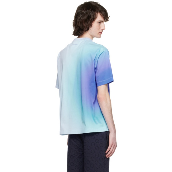  폴스미스 Paul Smith Blue Glow Polka T-Shirt 231260M213024