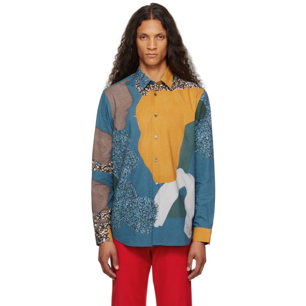  폴스미스 Paul Smith Multicolor Rug Shirt 232260M192037