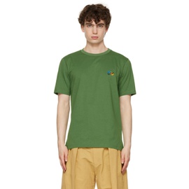 폴스미스 Paul Smith Green Paint Splatter T-Shirt 222260M213050