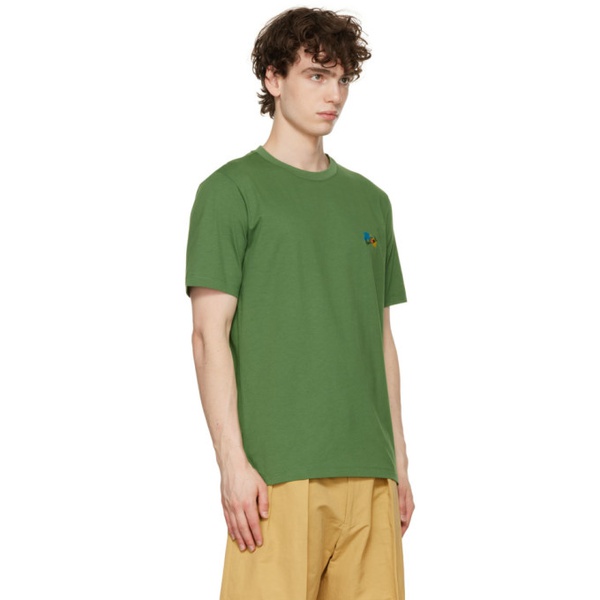  폴스미스 Paul Smith Green Paint Splatter T-Shirt 222260M213050