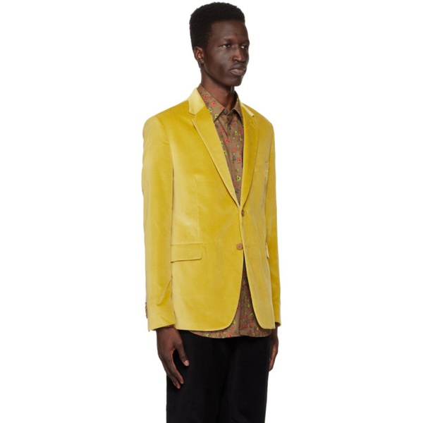  폴스미스 Paul Smith Yellow The Kensington Blazer 231260M195002