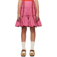 Paula Canovas Del Vas Pink Charm Midi Skirt 241427F090010