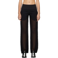 Paula Canovas Del Vas Black Arc Trousers 241427F087004