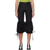 Paula Canovas Del Vas Black Paneled Trousers 241427F087002