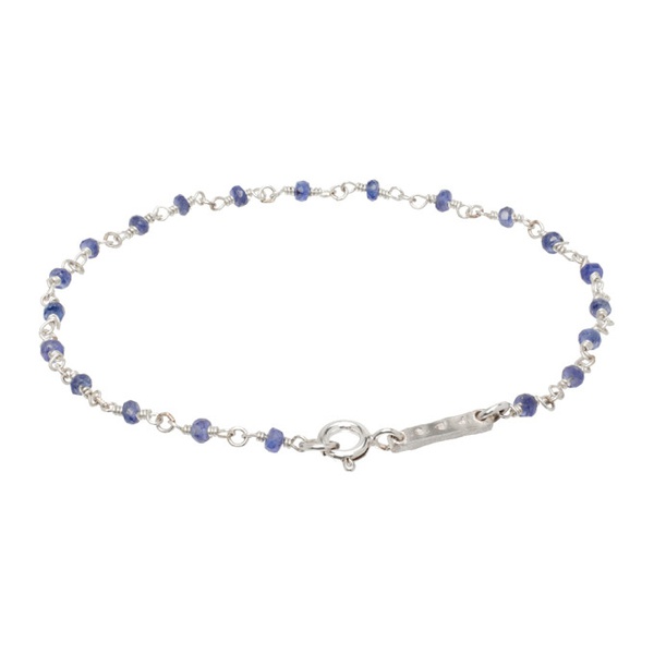  Pearls Before Swine Silver & Blue Taeus Bracelet 241627M142002