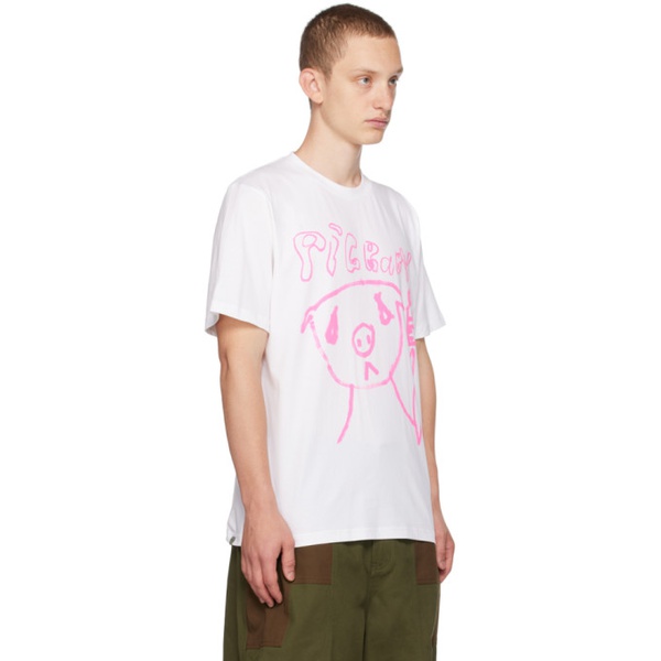  Perks and Mini White Pig Baby 에디트 Edition T-Shirt 232792M213000