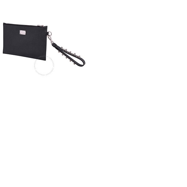  Philipp Plein Ladies Black Faux-leather Crystal Stud Clutch Bag S19A WBB0361 PCO011N